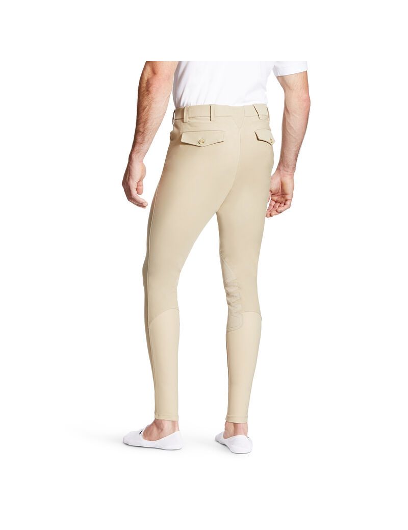 Pantalon Ariat Heritage Knee Patch Breech Marron Homme | BBN-16989156