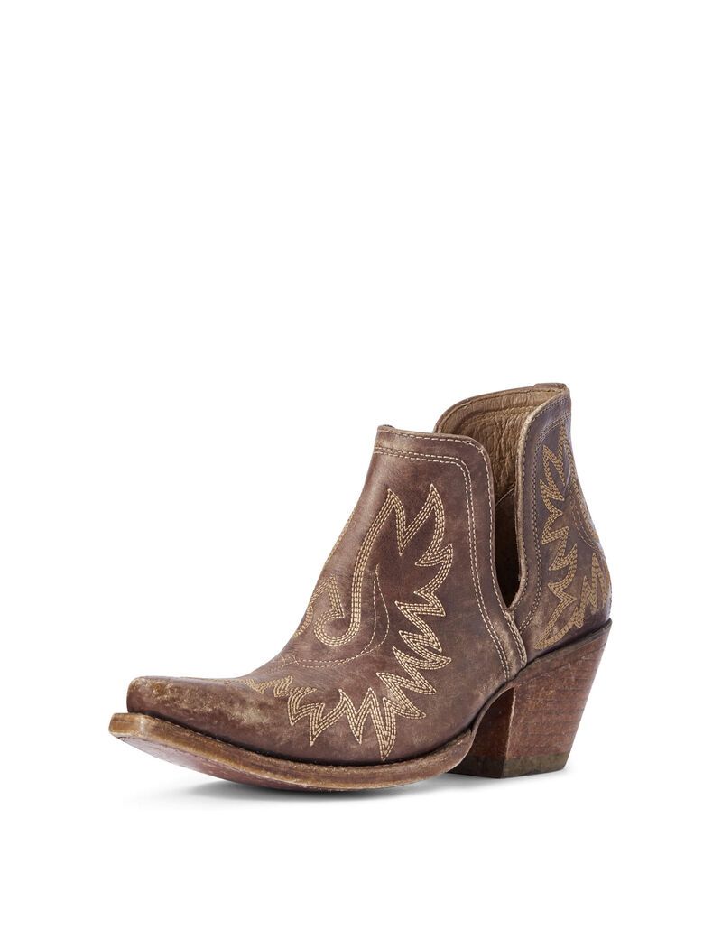 Bottines Ariat Dixon Western Marron Femme | RUG-40730397