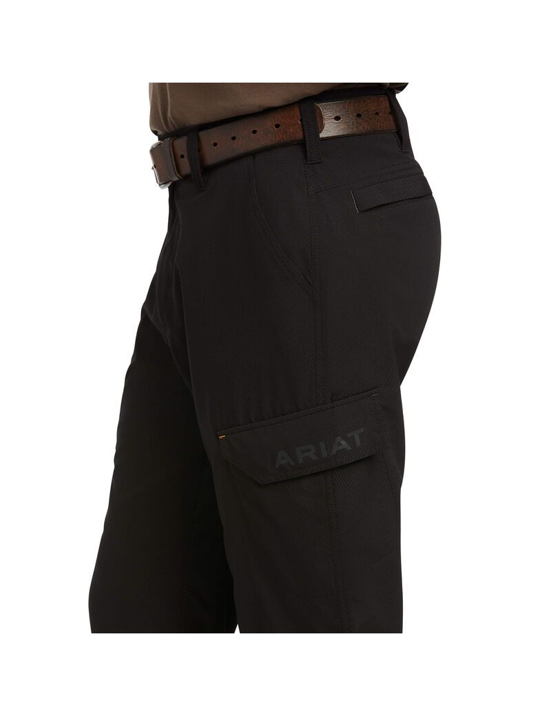 Pantalon Ariat Rebar M5 Droit Travail Flow Ultralight Droit Leg Noir Homme | FCO-47167504