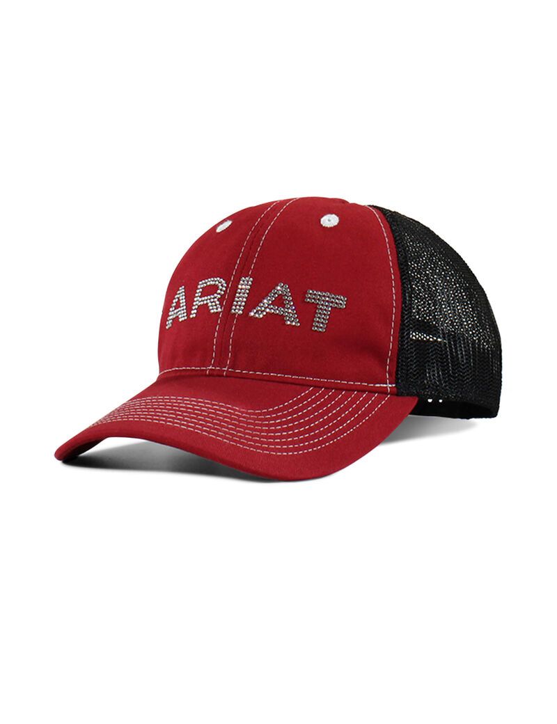 Casquettes Ariat Rhinestone logo Rouge Femme | GOI-22433349