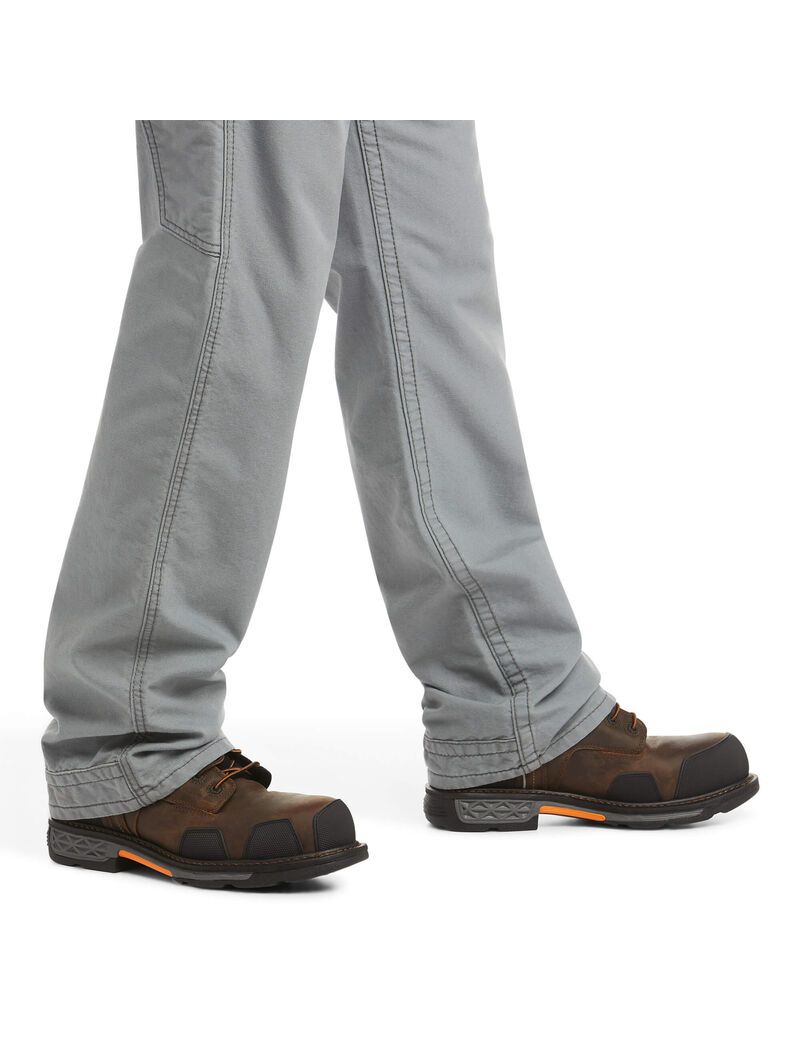 Pantalon Ariat FR M4 Relaxed Workhorse Boot Cut Grise Homme | DTL-25703594