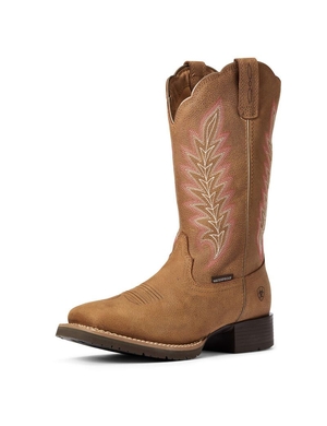 Bottes Imperméables Ariat Hybride Rancher Western Marron Femme | BDF-20703359