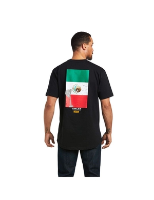 Vêtements De Travail Ariat Rebar Coton Strong Mexican Pride Graphique T Shirts Noir Homme | FMV-93050795