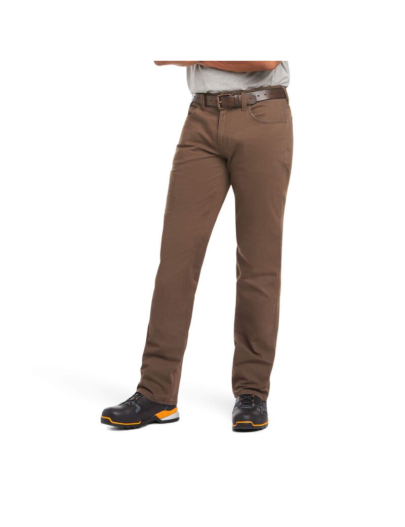 Pantalon Ariat Rebar M4 Low Rise DuraStretch Made Tough Stackable Droit Leg Multicolore Homme | EXU-81864310