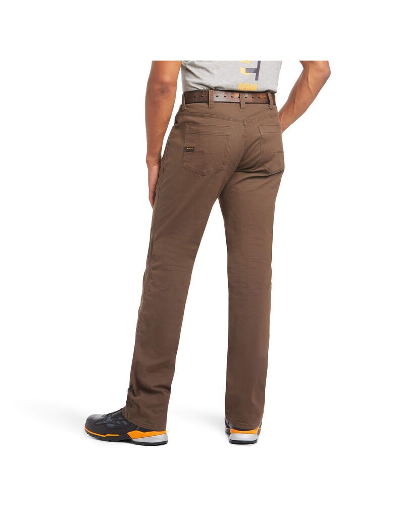 Pantalon Ariat Rebar M4 Low Rise DuraStretch Made Tough Stackable Droit Leg Multicolore Homme | EXU-81864310