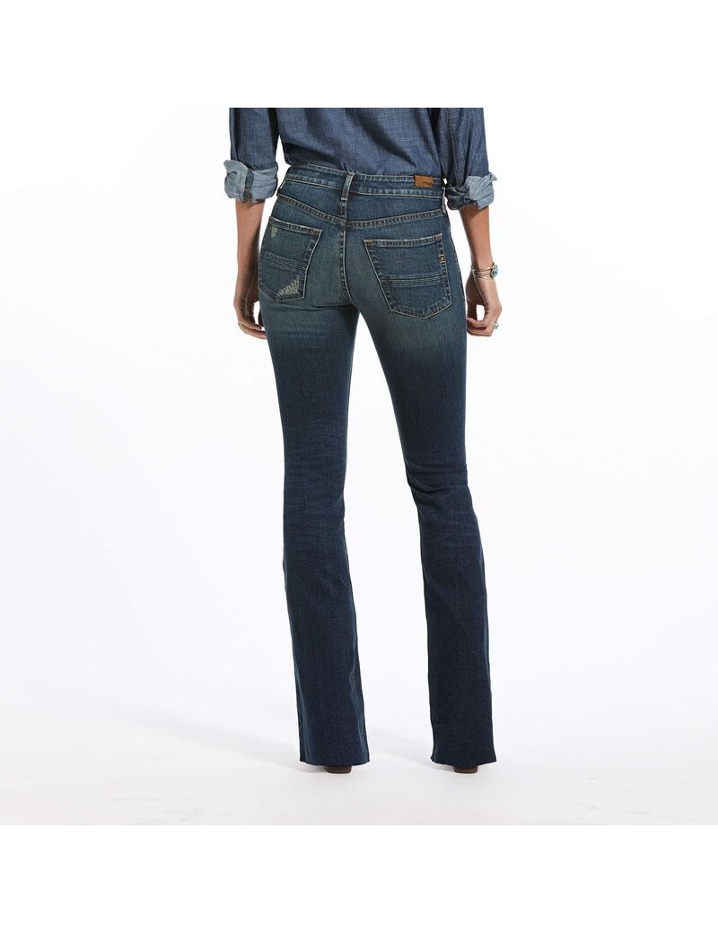 Jean Ariat Premium High Rise Flare Bleu Femme | PWY-80708798