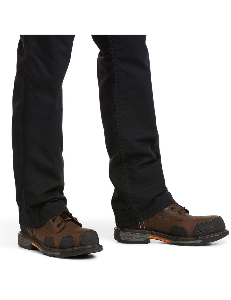 Pantalon Ariat FR M4 Relaxed Workhorse Boot Cut Noir Homme | ASM-15145940