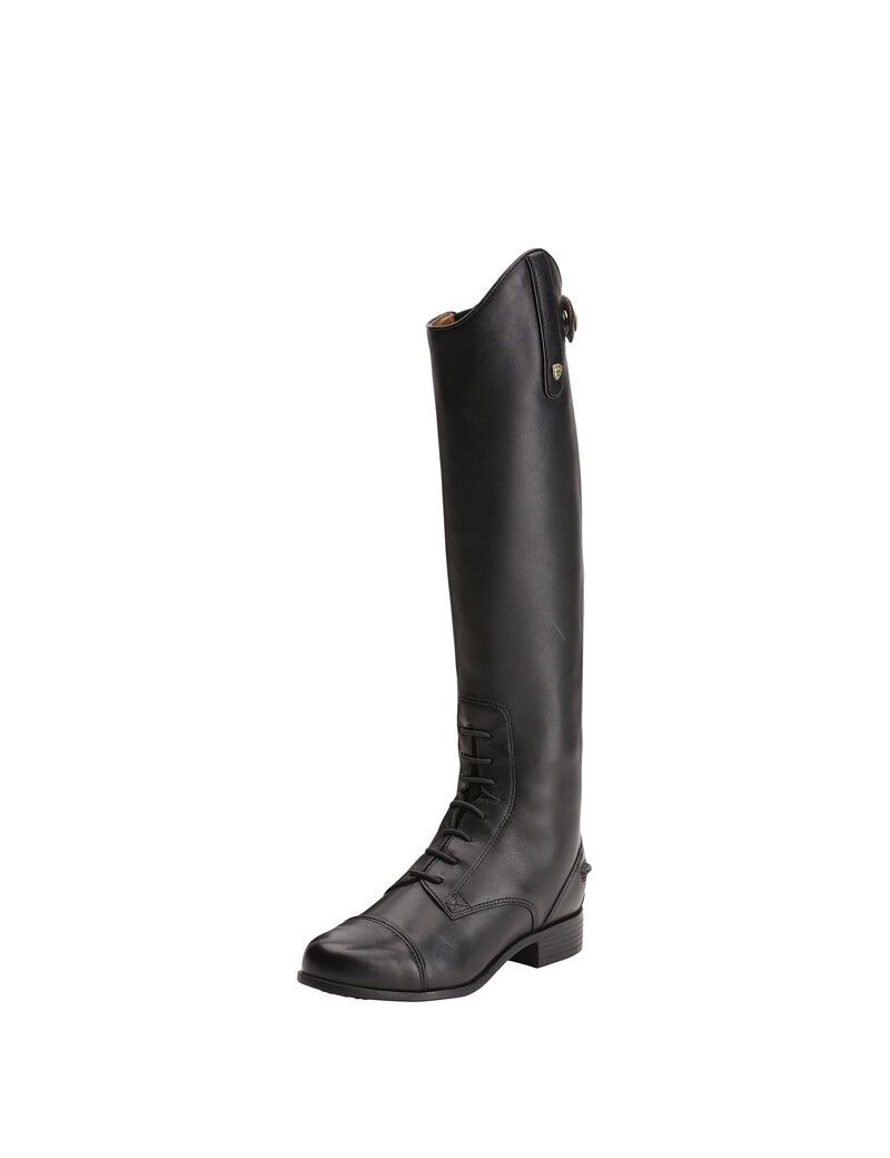 Bottes D'équitation Ariat Heritage Contour Field Zip Alti Noir Enfant | SIW-01907307