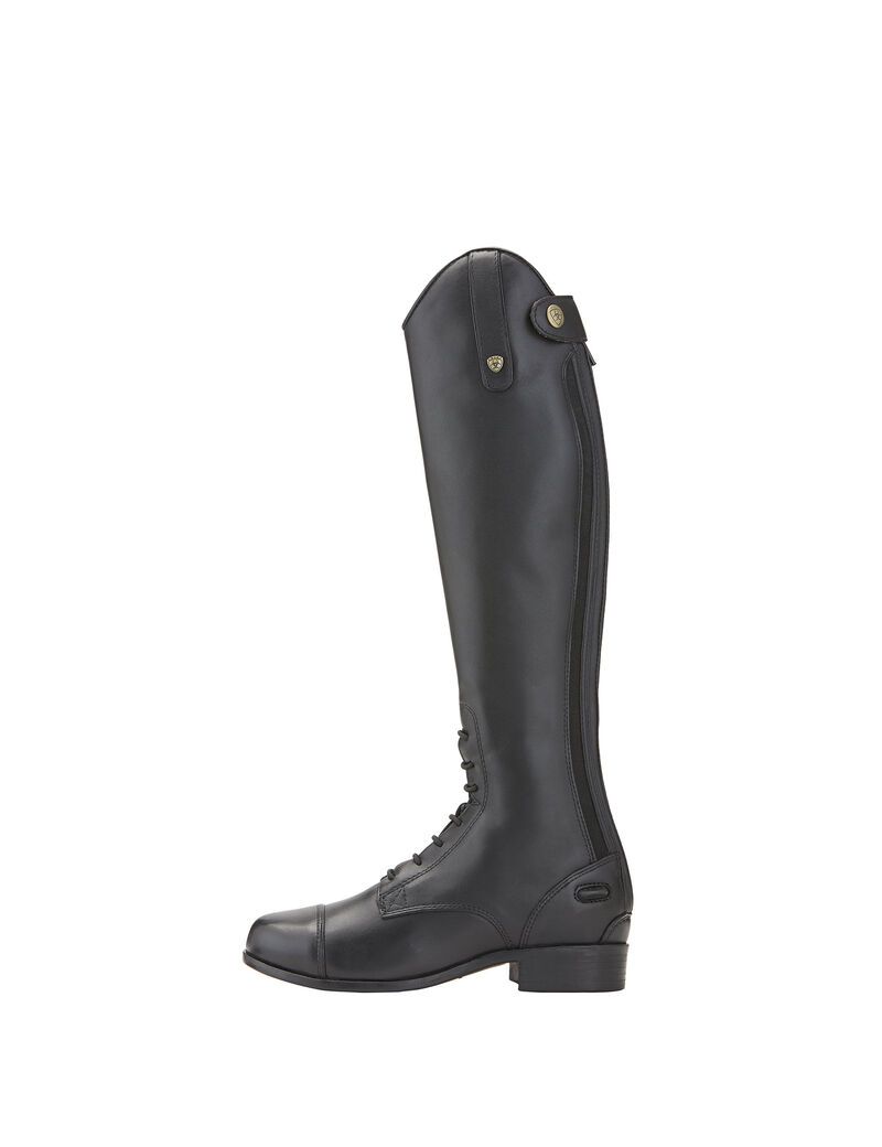 Bottes D'équitation Ariat Heritage Contour Field Zip Alti Noir Enfant | SIW-01907307