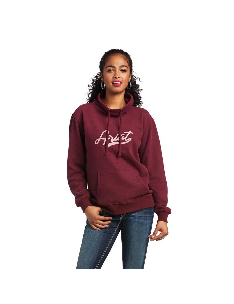 Sweats Ariat REAL Logo Script Cowl Multicolore Femme | RPS-64880150