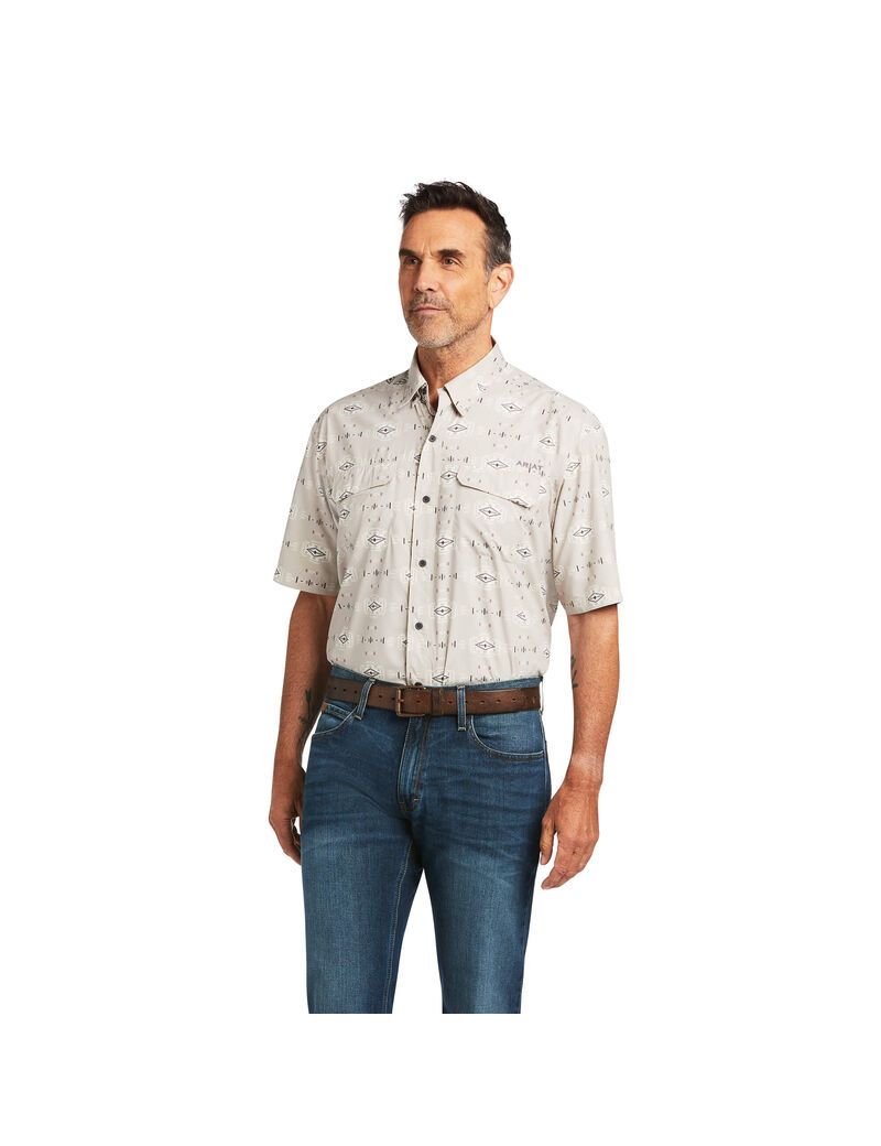 Chemises De Costume Ariat VentTEK Outbound Classiche Fit Multicolore Homme | QVM-03009028