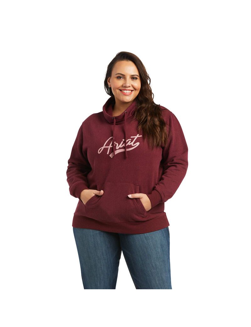 Sweats Ariat REAL Logo Script Cowl Multicolore Femme | RPS-64880150