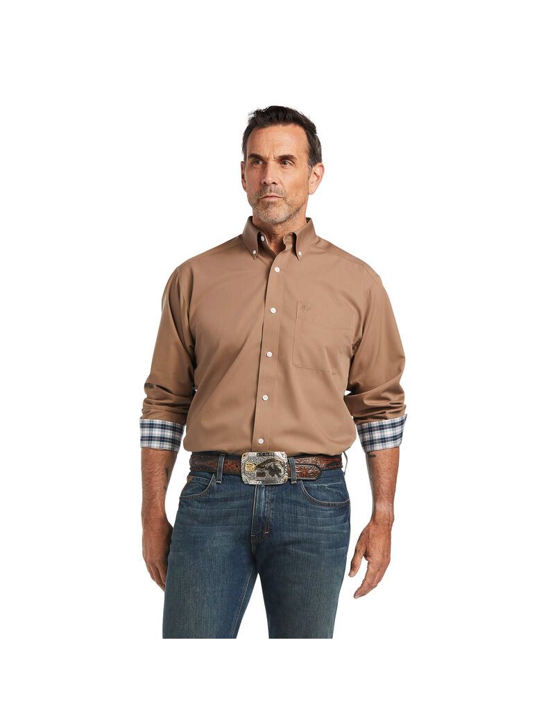 Chemises De Costume Ariat Wrinkle Free Solid Classiche Fit Multicolore Homme | PMI-75522524