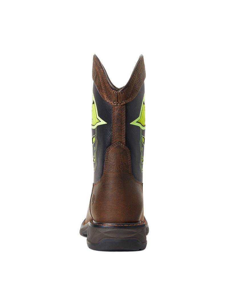 Bottes Western Ariat Workhog Xt Venttek All-nighter Rouge Enfant | YLR-77969043