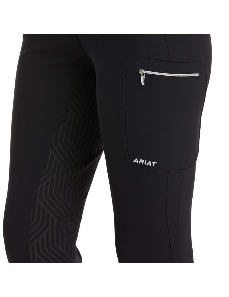 Pantalon Ariat Triton Grip Full Seat Breech Noir Femme | LBV-06561550