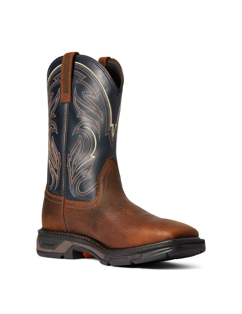 Bottes de Travail Ariat WorkHog XT Cottonwood Marron Homme | TTN-71615847