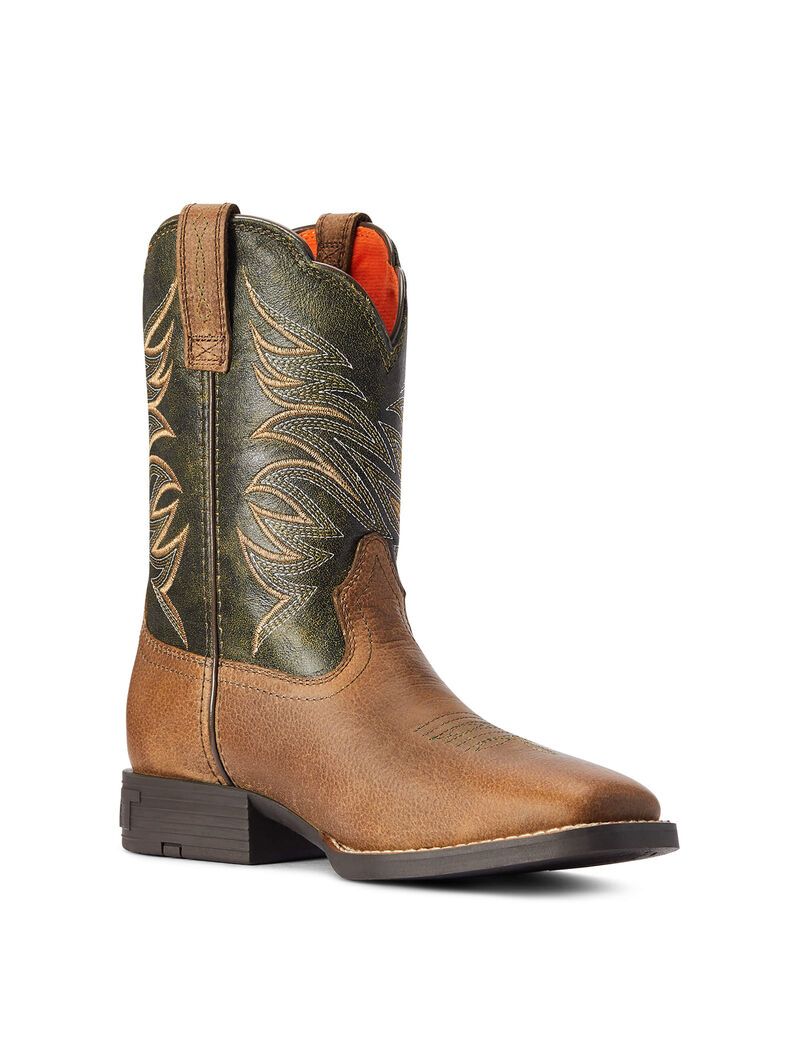 Bottes Western Ariat Firecatcher Marron Enfant | ODG-82143680