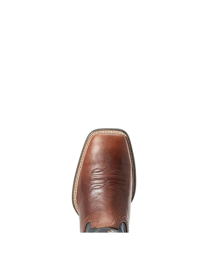 Bottes Western Ariat Sport Larges Square Embout Marron Homme | YUT-95916337