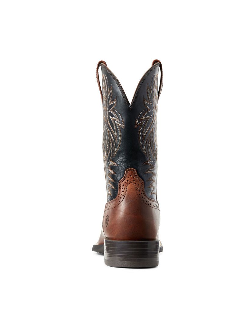 Bottes Western Ariat Sport Larges Square Embout Marron Homme | YUT-95916337