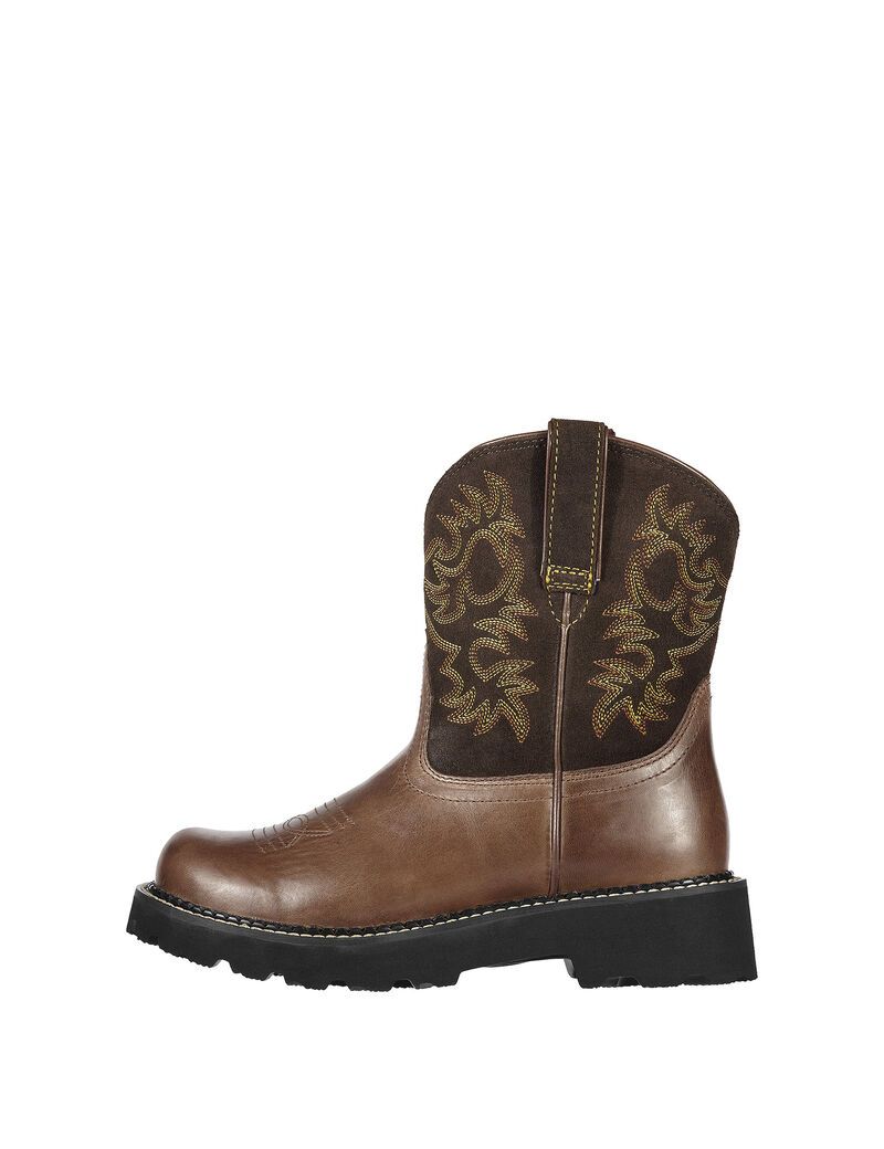 Bottes Western Ariat Fatbaby Marron Femme | LBI-46620105