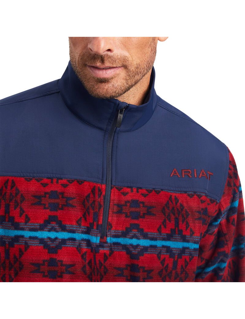 Sweats Ariat Basis 2.0 1/4 Zip Multicolore Homme | UDQ-04965332