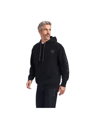 Sweat à Capuche Ariat Logo Noir Homme | LDH-49057320