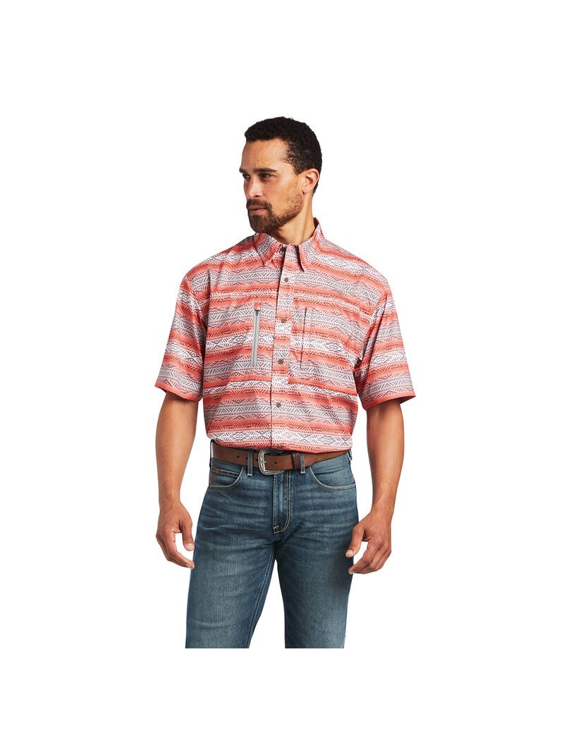 Chemises De Costume Ariat VentTEK Classiche Fit Multicolore Homme | AMO-47296344