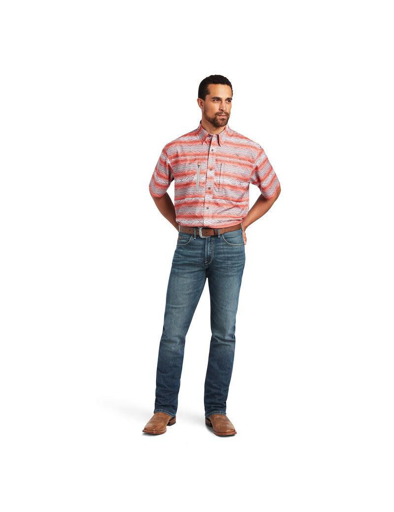 Chemises De Costume Ariat VentTEK Classiche Fit Multicolore Homme | AMO-47296344