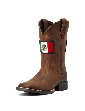 Bottes Western Ariat Orgullo Mexicano Ii Marron Enfant | QEK-35391177