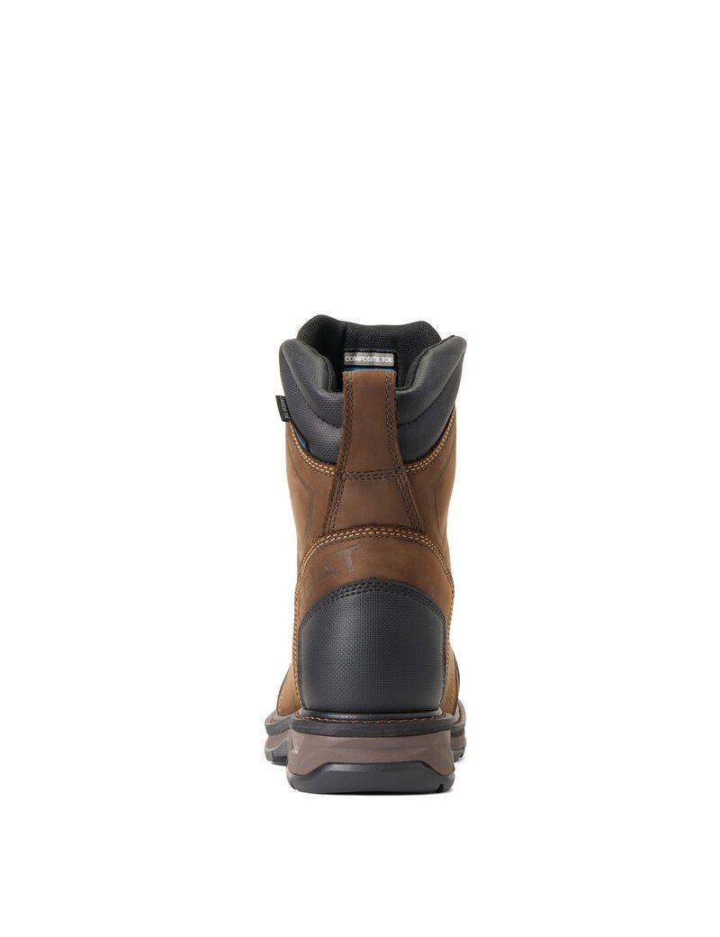 Bottes de Travail Ariat WorkHog XT 8' BOA Imperméables Carbon Embout Chocolat Marron Homme | WEP-31909918