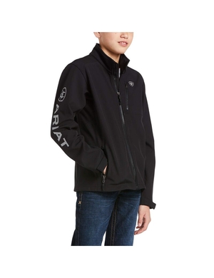 Vestes Ariat Logo 2.0 Softshell Noir Argent Enfant | HCC-28659348