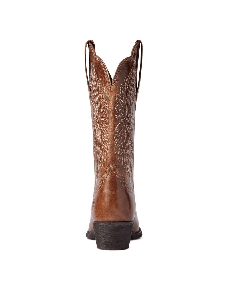 Bottes Western Ariat Heritage R Embout Stretchfit Marron Foncé Femme | GPA-67687732