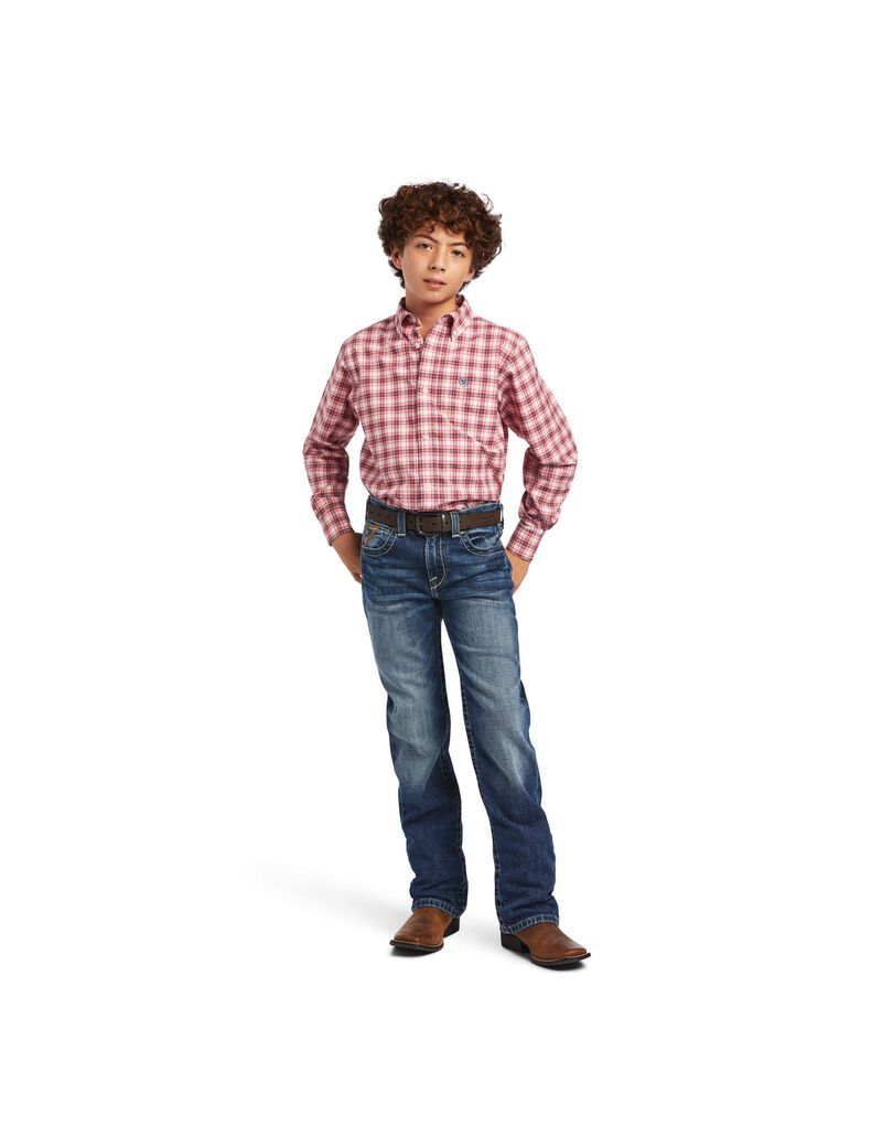 Chemises De Costume Ariat Pro Series Forrest Stretch Classiche Fit Multicolore Enfant | MBW-66567740