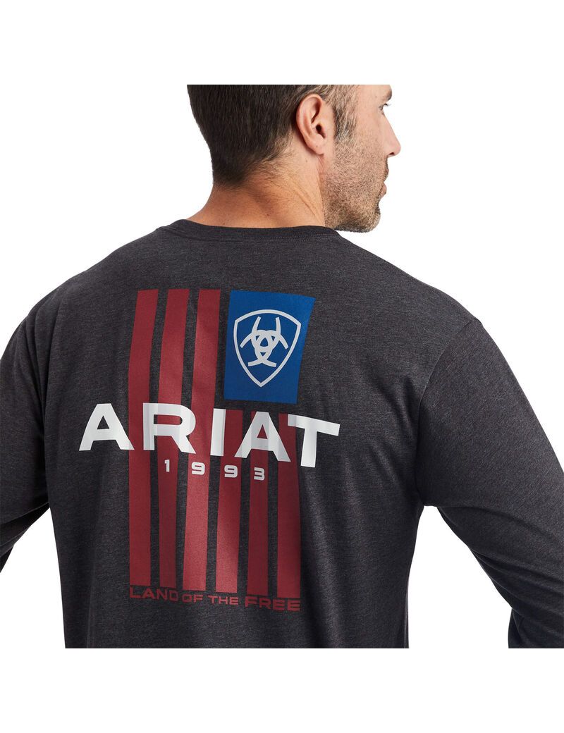 T Shirts Ariat LOTF Noir Homme | WDB-76343146