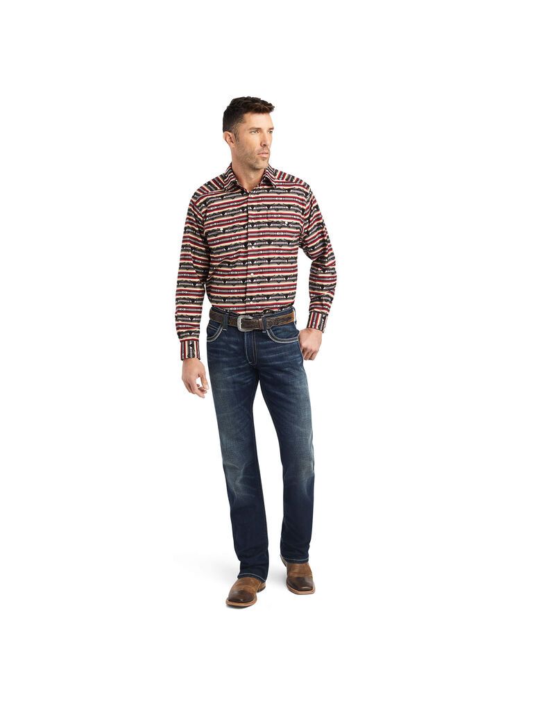 Chemises De Costume Ariat Winford Classiche Fit Multicolore Homme | EEY-59583265