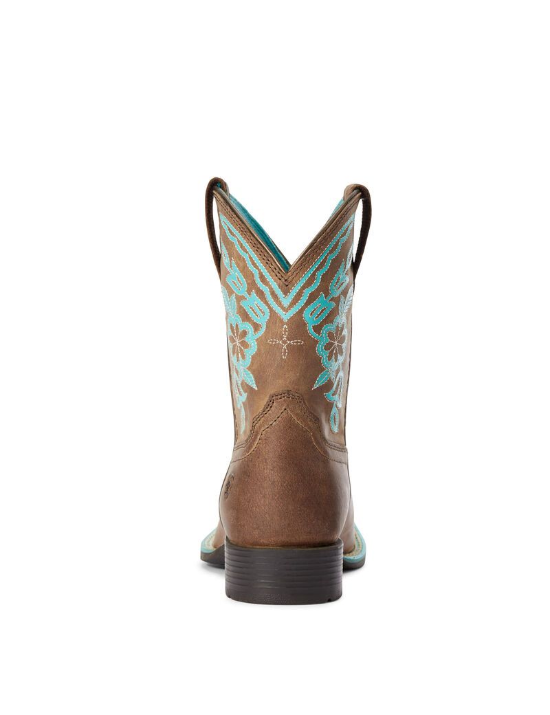 Bottes Western Ariat Cattle Cate Marron Enfant | PPO-77205537