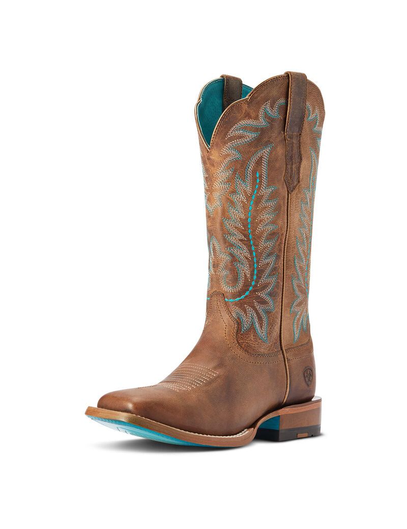 Bottes Western Ariat Frontier Tilly Marron Femme | EPU-37877753