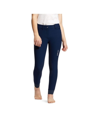 Pantalon Ariat Tri Factor Grip Knee Patch Breech Bleu Marine Enfant | OGP-48321556