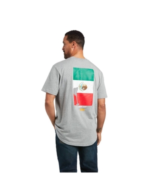 Vêtements De Travail Ariat Rebar Coton Strong Mexican Pride Graphique T Shirts Grise Homme | IPG-42963092