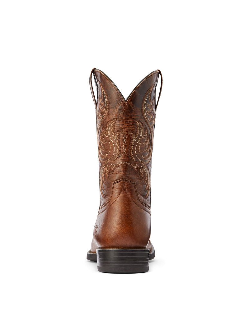 Bottes Western Ariat Sport Boss Man Marron Homme | TNV-22188013