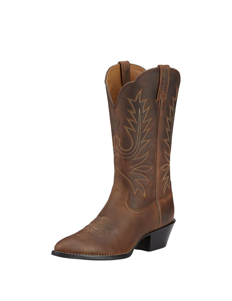 Bottes Western Ariat Heritage R Embout Marron Femme | OIC-44349984