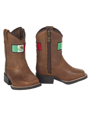 Bottes Western Ariat Stompers Mexico Marron Enfant | DYG-91525666