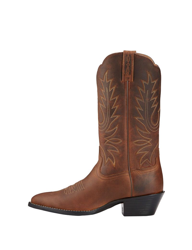 Bottes Western Ariat Heritage R Embout Marron Femme | OIC-44349984