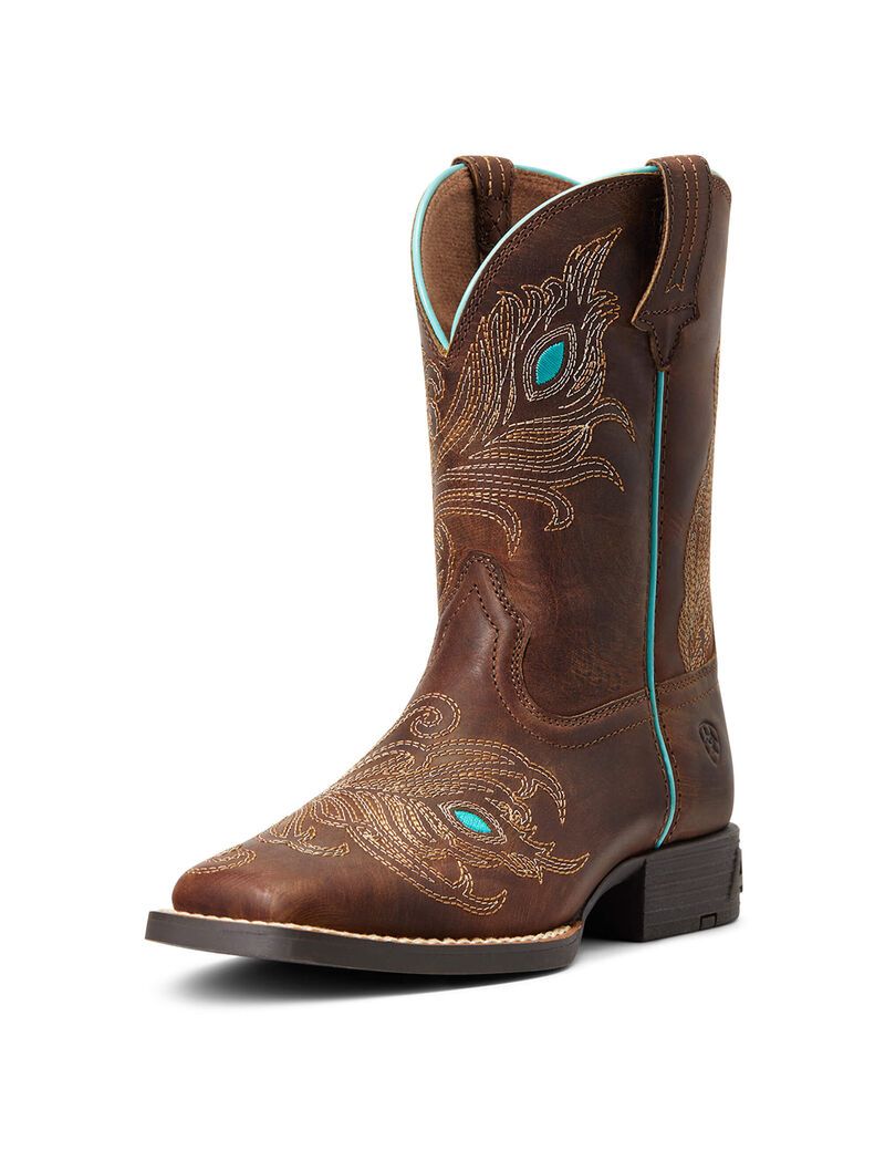 Bottes Western Ariat Bright Eyes Ii Marron Enfant | ACO-50854273