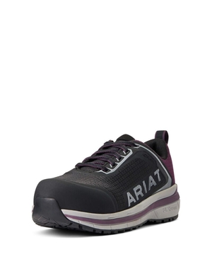 Bottes de Travail Ariat Outpace Composite Embout Sécurité Shoe Grise Violette Femme | ARJ-70821617