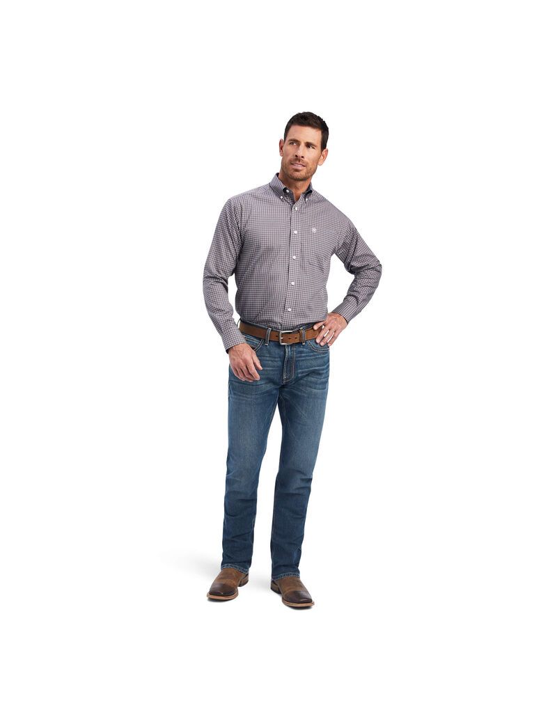 Chemises De Costume Ariat Wrinkle Free Shea Classiche Fit Multicolore Homme | SPE-97172372