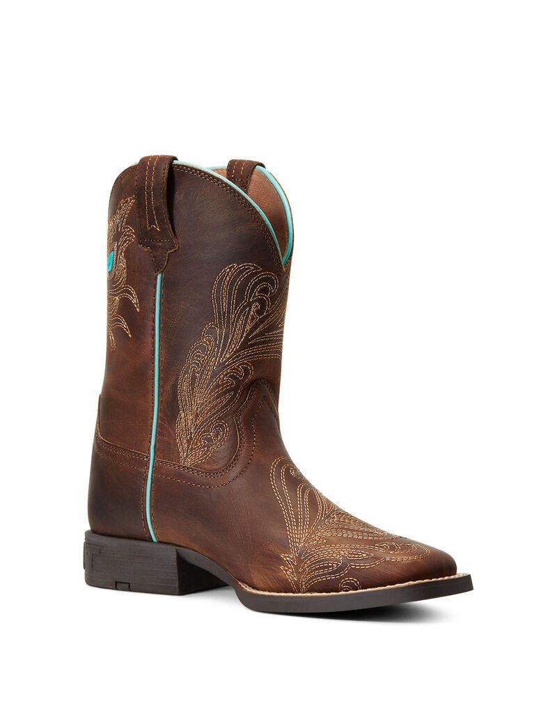 Bottes Western Ariat Bright Eyes Ii Marron Enfant | ACO-50854273