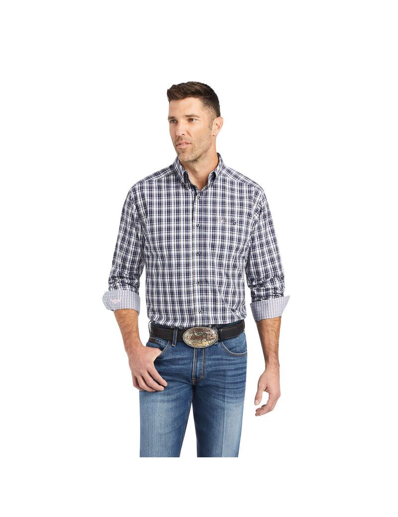 Chemises De Costume Ariat Relentless Risky Stretch Classiche Fit Blanche Homme | DBA-18583009