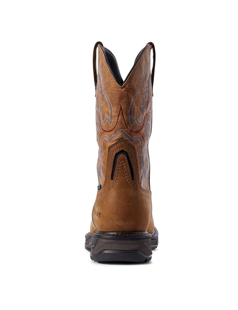 Bottes Imperméables Ariat WorkHog XT Carbon Embout Travail Marron Homme | VUP-52135489