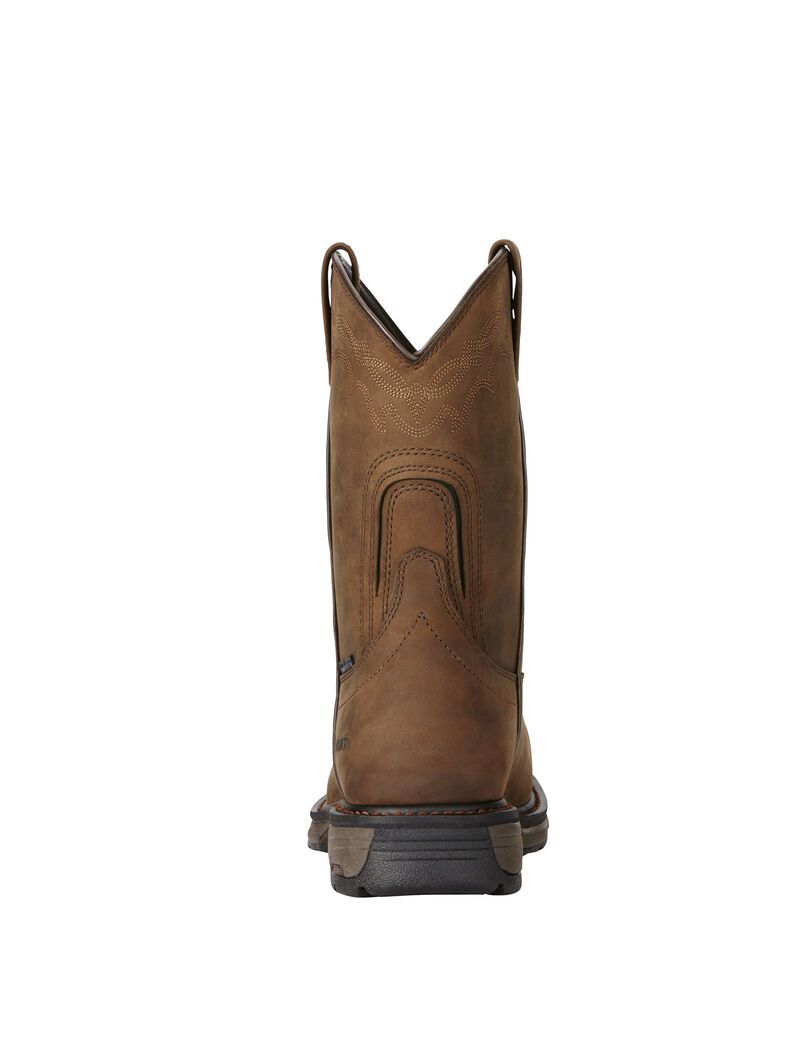 Bottes Imperméables Ariat WorkHog Wellington Composite Embout Travail Marron Homme | XMV-72390209